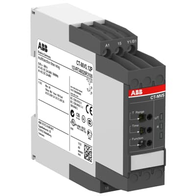 Багатофункціональне реле часу ABB CT-MVS.12S, 0,05 с–300 год