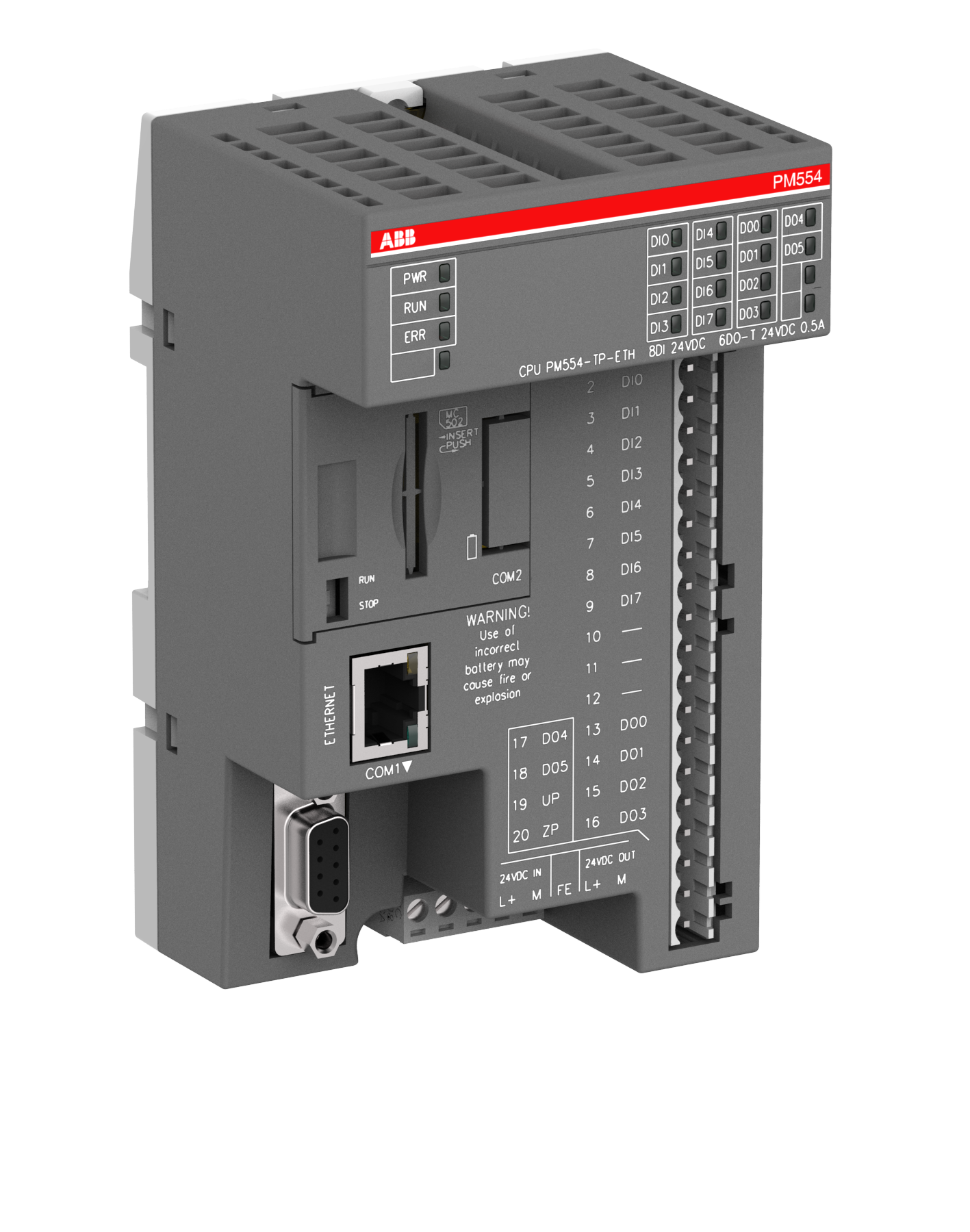 Програмований контролер ABB AC500-eCo PM554-TP-ETH