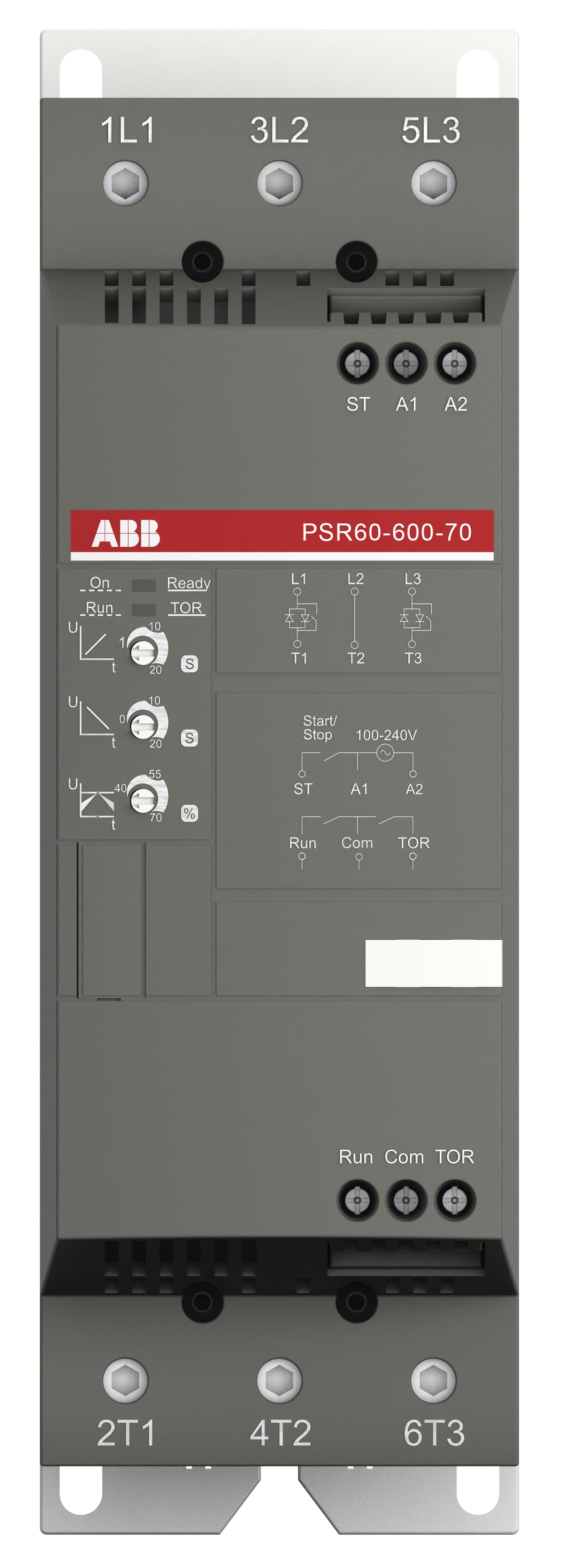 Пристрій плавного пуску ABB PSR60-600-70, 60 А, 30 кВт