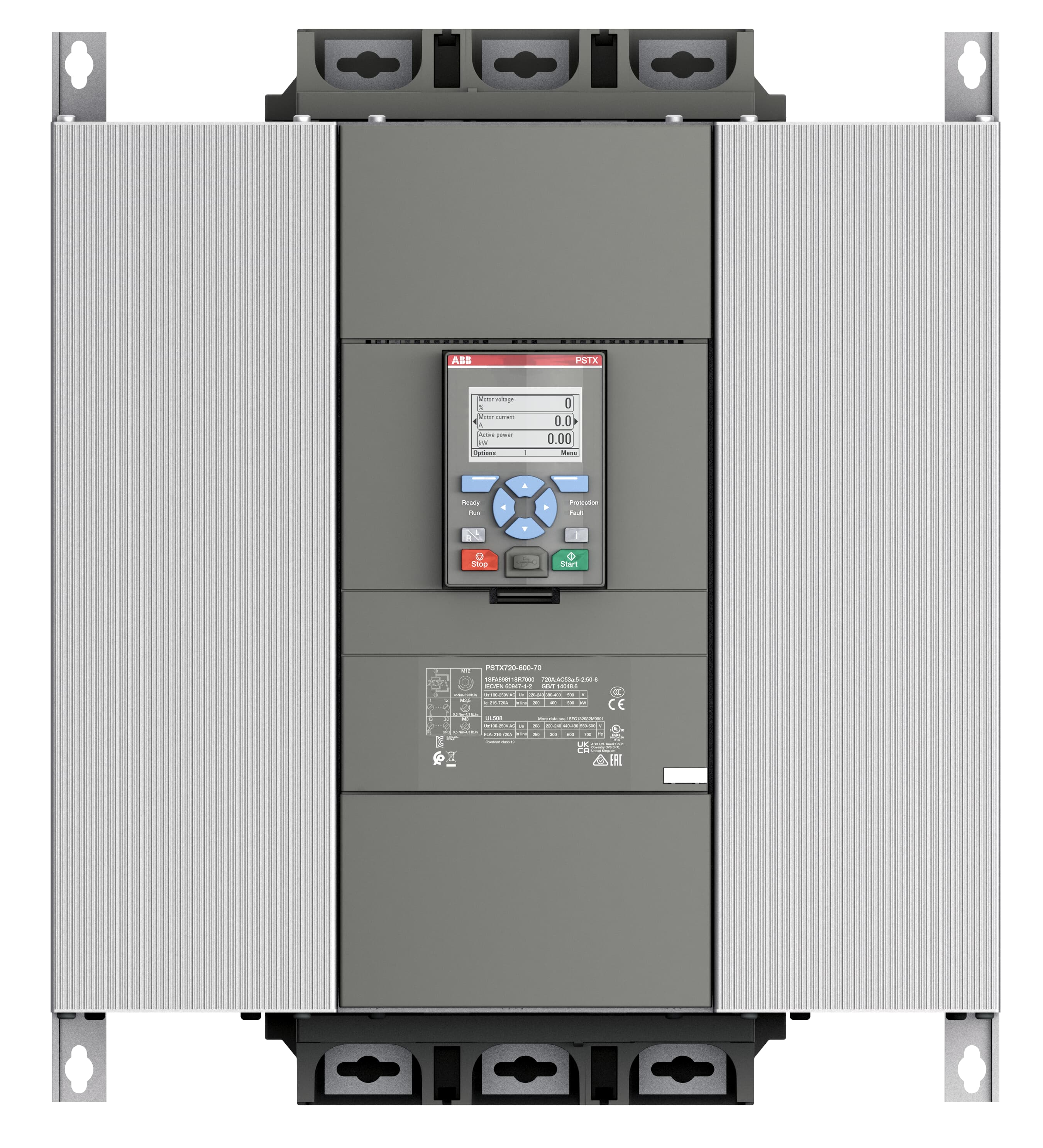 Пристрій плавного пуску ABB PSTX720-600-70, 720 А, 400 кВт