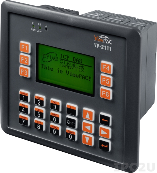 VP-2111 Промисловий контролер ViewPAC, дисплей 128х64 точок, процесор 80186-сумісний 80МГц, Ethernet