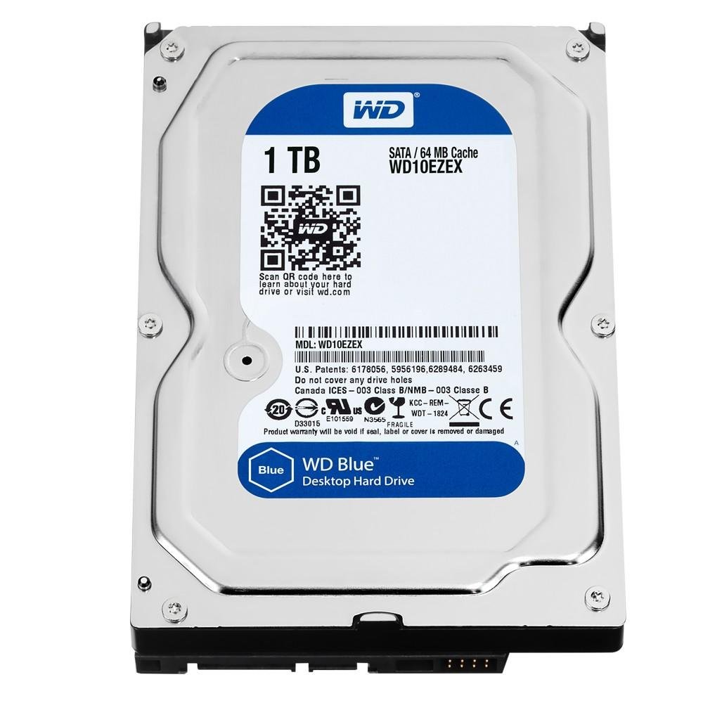 Жорсткий диск 3.5" WD Blue 1TB SATA/64MB (WD10EZEX)